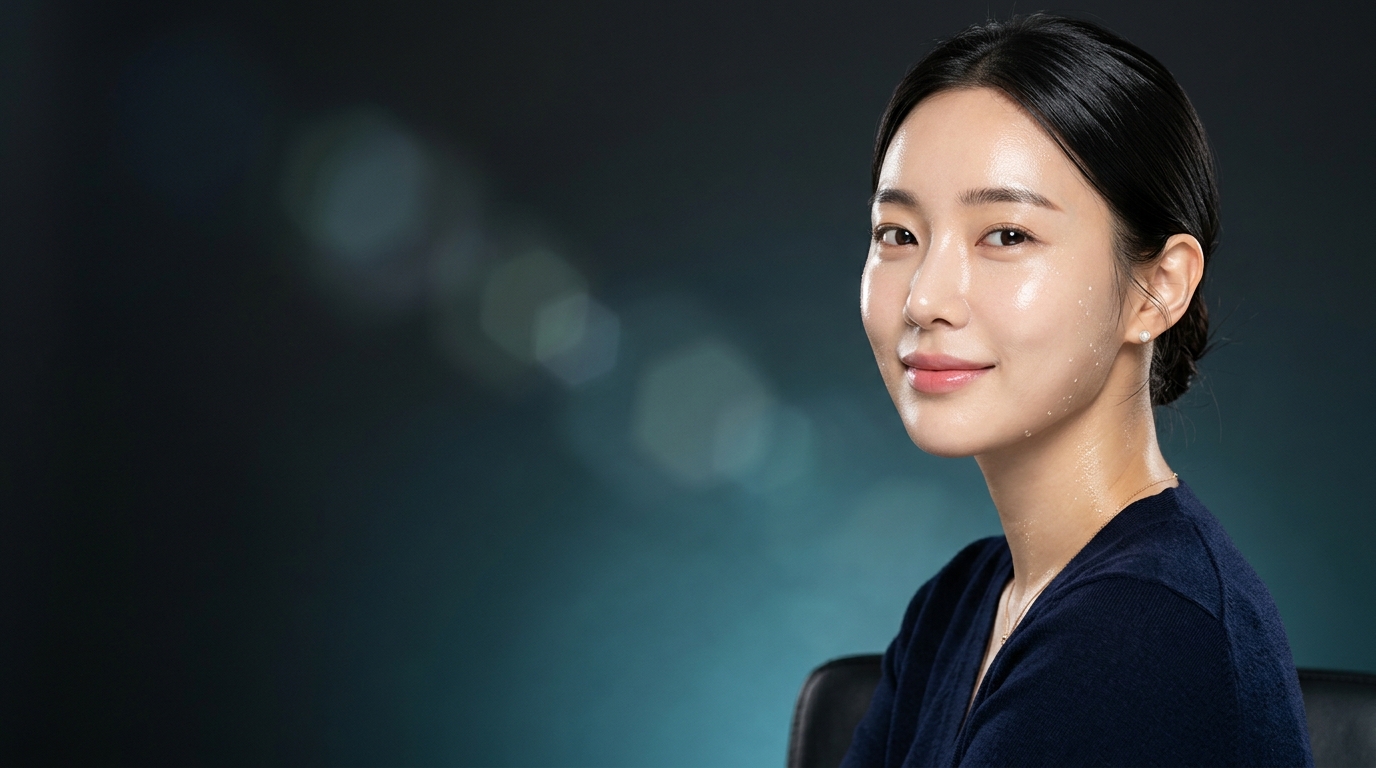 Korean Glass Skin Hydration and Glow Facial Model
